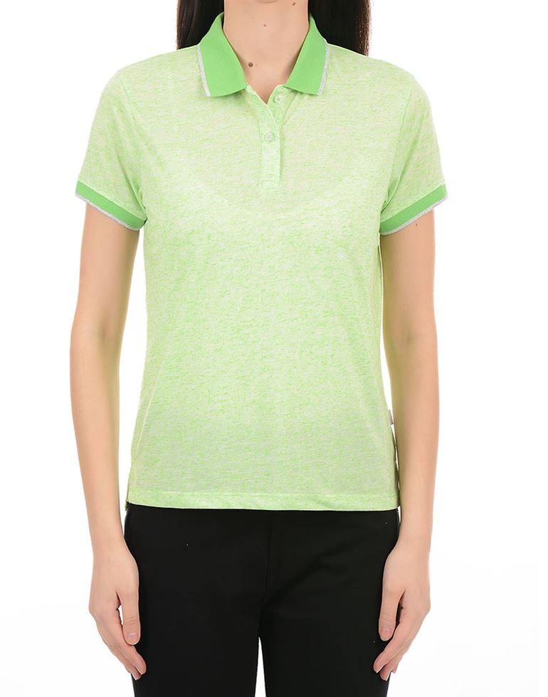 Pepe Jeans Women Casual Wear Green T-Shirt